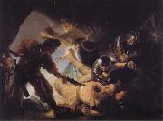 REMBRANDT Harmenszoon van Rijn The Blinding of Samson Germany oil painting reproduction